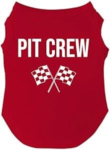 Легкая футболка для собак Pit Crew (65% хлопка, 35% полиэстер) - XS, черная Tees & Tails