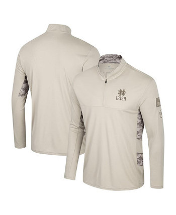 Мужское Худи Colosseum Notre Dame Fighting Irish OHT Military Appreciation Quarter-Zip Colosseum