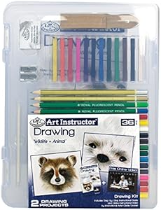 Royal Brush AIS-DRW3104 Instructor Drawing Clearview Art Set, Blue Royal Brush