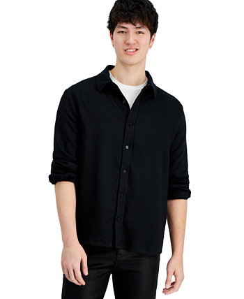 Мужская фланелевая рубашка обычного кроя на пуговицах, созданная для Macy's And Now This