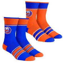 Youth Rock Em Socks New York Islanders Multi-Stripe 2-Pack Team Crew Sock Set Unbranded