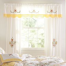 Brylanehome Ava Embroidered Valance BrylaneHome
