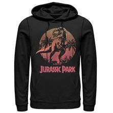 Мужская худи с капюшоном и парком юрского периода T-Rex Gradient Sunset Jurassic Park