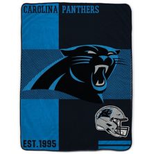 Pegasus  Carolina Panthers 60&#34; x 80&#34; Sherpa Throw Blanket Pegasus