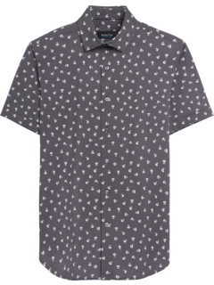 Рубашка с короткими рукавами Ooohcotton с геометрическим принтом BUGATCHI