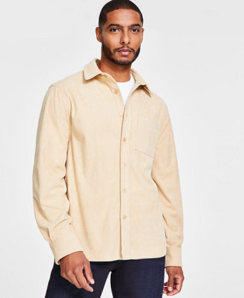 Мужская вельветовая куртка-рубашка оверсайз, созданная для Macy's And Now This