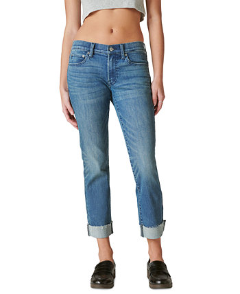 Женские укороченные джинсы со средней посадкой и манжетами Lucky Brand