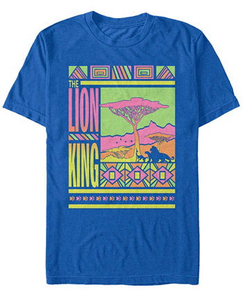 Мужская футболка с коротким рукавом Disney The Pastel Geometric Logo Lion King