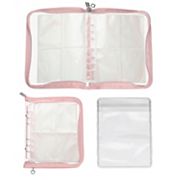 1 Set Transparent Earring Organizer Book Clear Travel Jewelry Earring Organizer with Pocket Unique Bargains