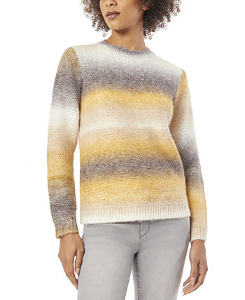 Женский свитер с круглым вырезом и эффектом омбре Jones New York