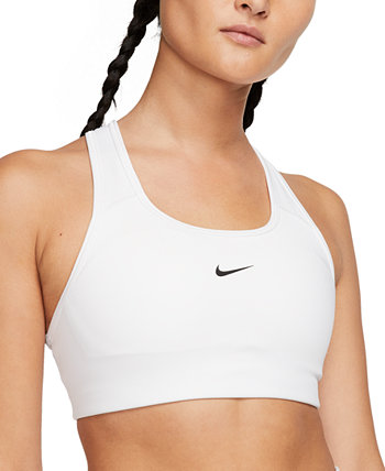 Женский спортивный бюстгальтер средней плотности с цельной подкладкой Nike