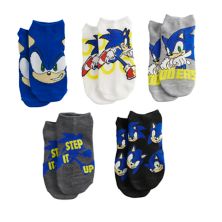 Sega's Sonic, 5 пар носков Sonic, 5 пар носков для мальчиков Licensed Character
