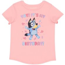Girls 4-12 Jumping Beans® Bluey Birthday Graphic Tee Jumping Beans