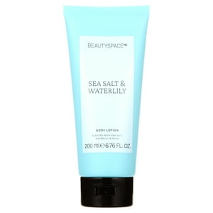 BEAUTYSPACE Body Lotion Cream Moisturizer for Dry Skin, Sea Salt and Waterlily, 6.76 fl oz BEAUTYSPACE