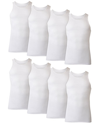 Men's Cotton ComfortSoft Tank Top 7+1 Free Undershirts Hanes