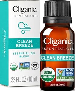 Cliganic Organic Essential Oils Blend Just Breathe Cliganic