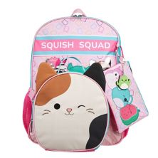 Squishmallows 5 pc Backpack Set Licensed Character