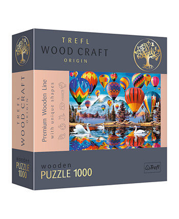 Wood Craft Деревянная головоломка из 1000 деталей - Разноцветные воздушные шары Trefl