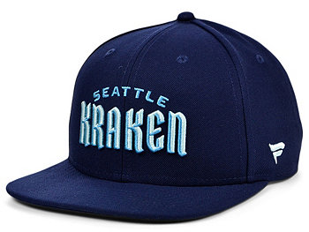 Бейсболка Seattle Kraken Core Snapback Authentic NHL Headwear