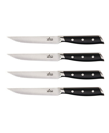 4 PC Forged Steak Knife Set ALL-CLAD