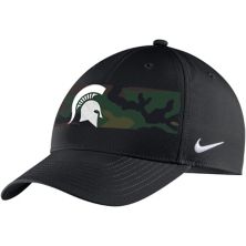Мужская черная регулируемая кепка Nike Michigan State Spartans Military Pack камуфляжная Legacy91 Nike