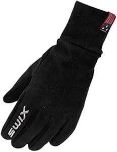 SWIX Men's Strive Mid Weight Plush Soft Warm Fleece Outdoor Ski Gloves Swix