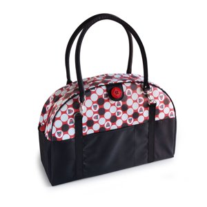 2 Red Hens Coop Carry-All Diaper Bag - Owl Dots 2 Red Hens