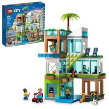 Набор забавных игрушек LEGO City Apartment Building с модулями соединяющихся комнат 60365 (688 деталей) Lego