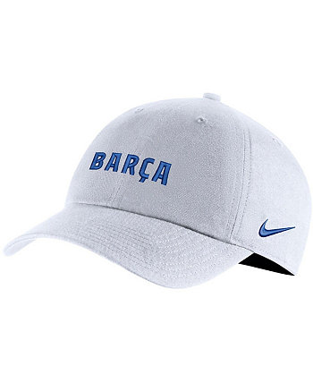 Женская регулируемая шляпа белого цвета для кампуса Барселоны Nike
