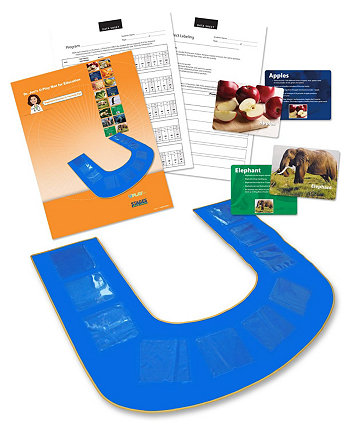 Мат Uplay и набор карточек для дошкольного, аутистического, ABA и логопедии Stages Learning Materials