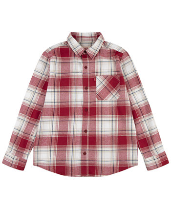 Фланелевая рубашка с одним карманом для мальчиков дошкольного возраста Levi's®