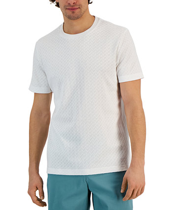 Мужская футболка Core из жаккарда, созданная для Macy's Alfani