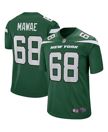 Мужская футболка Kevin Mawae Gotham Green New York Jets Game для пенсионеров Nike