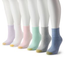 Женские носки GOLDTOE®, 6 пар носков с поворотными манжетами GOLDTOE