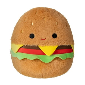 Squishmallows FuzzAMallows Original 12-Inch Carl Cheeseburger - Child's Ultrasoft Official Plush Toy Squishmallows