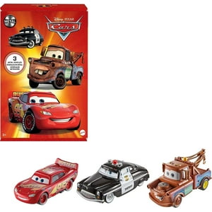 Disney / Pixar Cars Cars 3 Sheriff, Mater & Lightning McQueen Diecast 3-Pack Disney Pixar