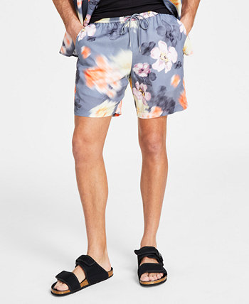 Мужские шорты Jackson стандартного кроя с цветочным принтом (7 дюймов), созданные для Macy's I.N.C. International Concepts