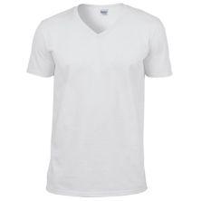 Mens Soft Style V-Neck Short Sleeve T-Shirt Floso