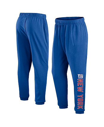 Мужские флисовые спортивные штаны Royal New York Giants Chop Block Fanatics