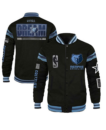 Men's and Women's x Black History Collection Black Memphis Grizzlies Full-Snap Varsity Jacket FISLL