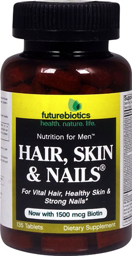 Hair Skin & Nails® для мужчин — 135 таблеток FutureBiotics