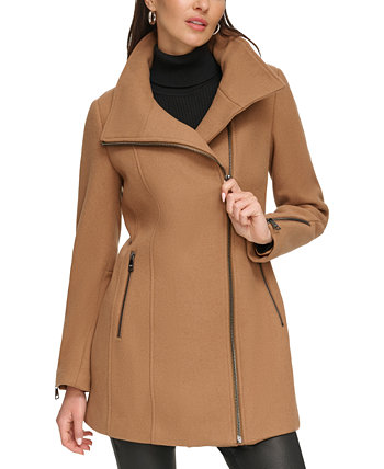 Женское асимметричное пальто на молнии DKNY