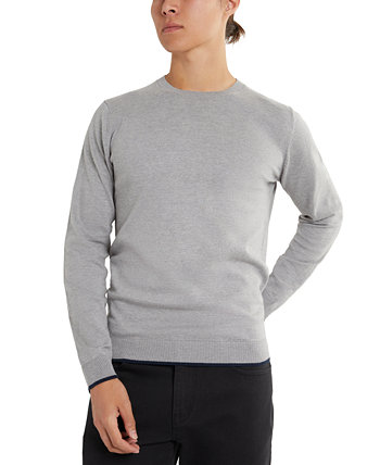 Мужской легкий пуловер приталенного кроя с круглым вырезом Kenneth Cole
