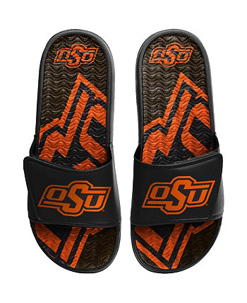 Мужские оранжевые сандалии с гелевыми шлепанцами Oklahoma State Cowboys Wordmark FOCO