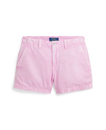 Хлопковые шорты чинос для больших девочек Polo Ralph Lauren