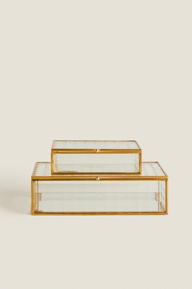 BOX WITH GOLDEN RIM Zara Home