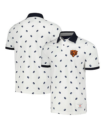 Men's White Chicago Bears Bryce Pique Polo Tommy Hilfiger