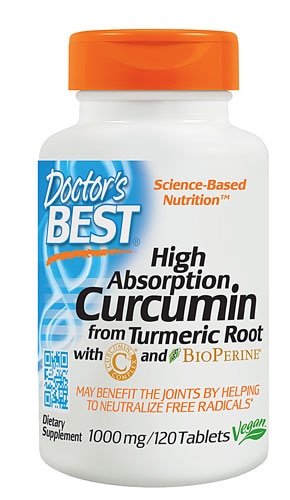 Комплекс Doctor's Best Curcumin C³ — 1000 мг — 120 таблеток Doctor's Best