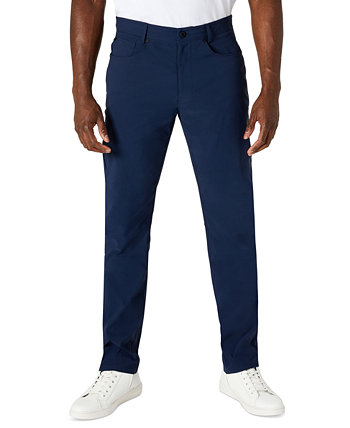 Мужские облегающие брюки Tech с 5 карманами Kenneth Cole