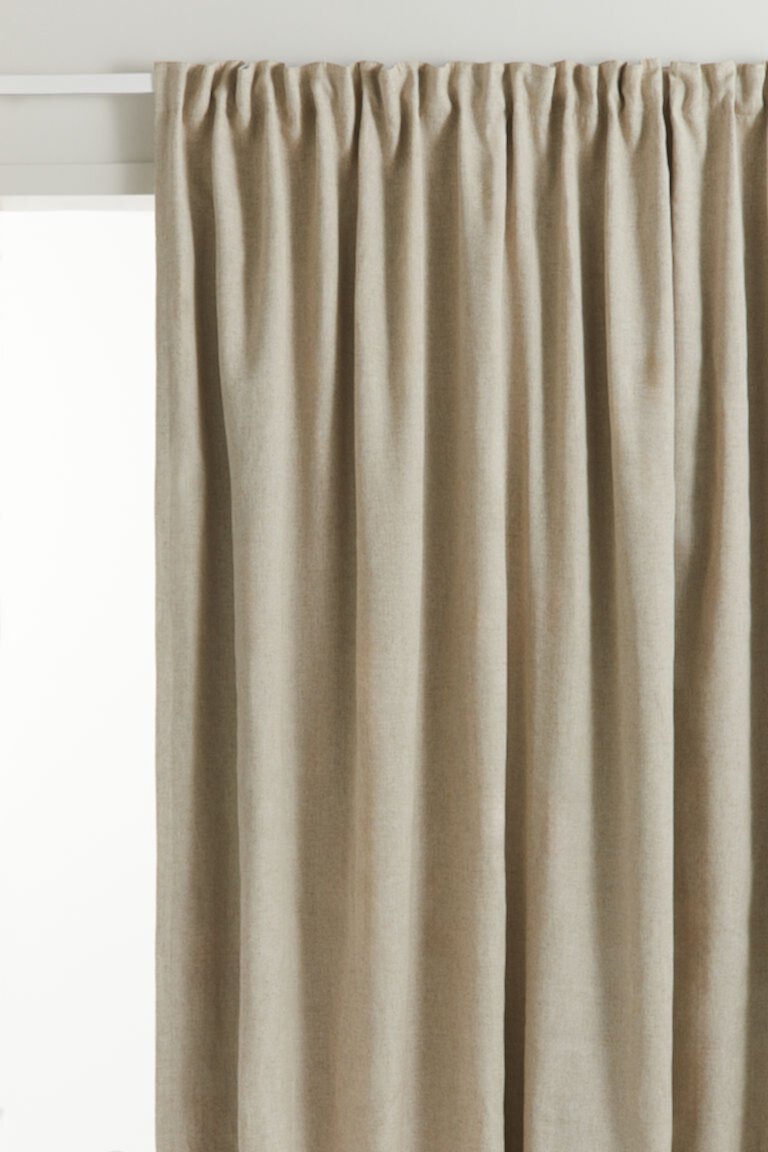 1-pack Wide Blackout Lyocell-Blend Curtain H&M